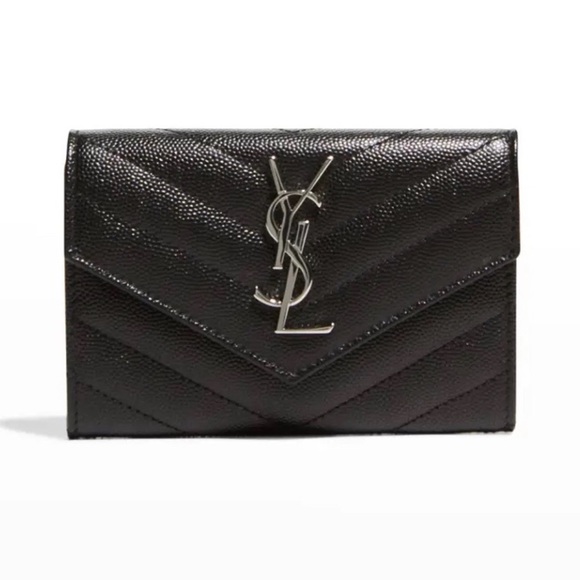 NWT Saint Laurent Monogramme Card Case V Flap - Picture 8 of 16